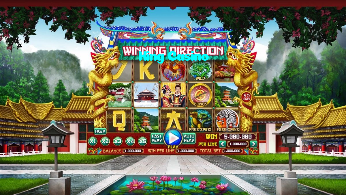 King Casino casino presented on mobile device in Pakistan with slots and live games